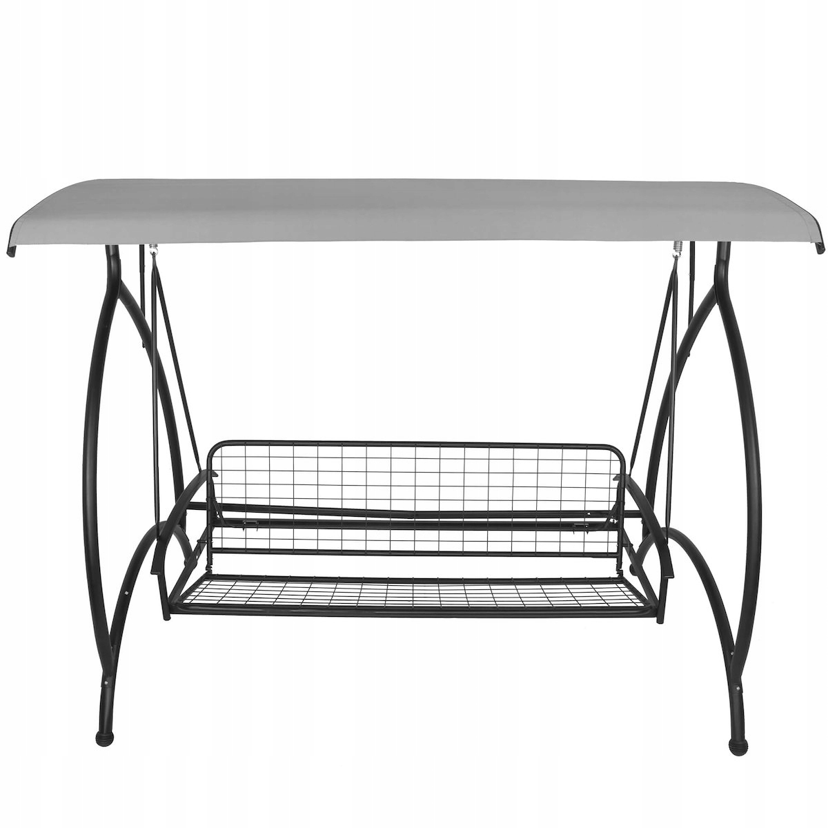 HUŚTAWKA OGRODOWA BUJANA ŁAWKA 3 OSOBOWA ROZKŁADANA 2w1 + DASZEK MATERAC Materiał wykonania metal tkanina