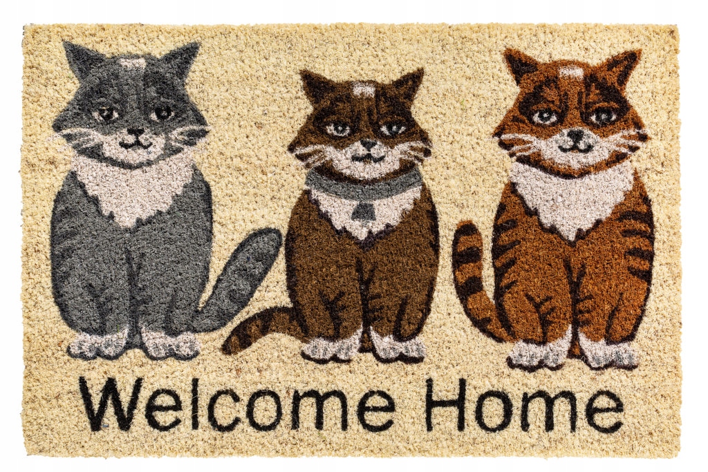

Wycieraczka kokosowa do butów Welcome Home Koty