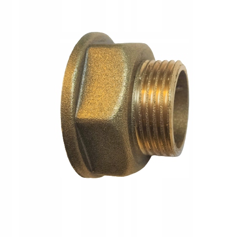 

Mosiężna Redukcja Mufowo-nyplowa 3/4''x1/2' Mocna