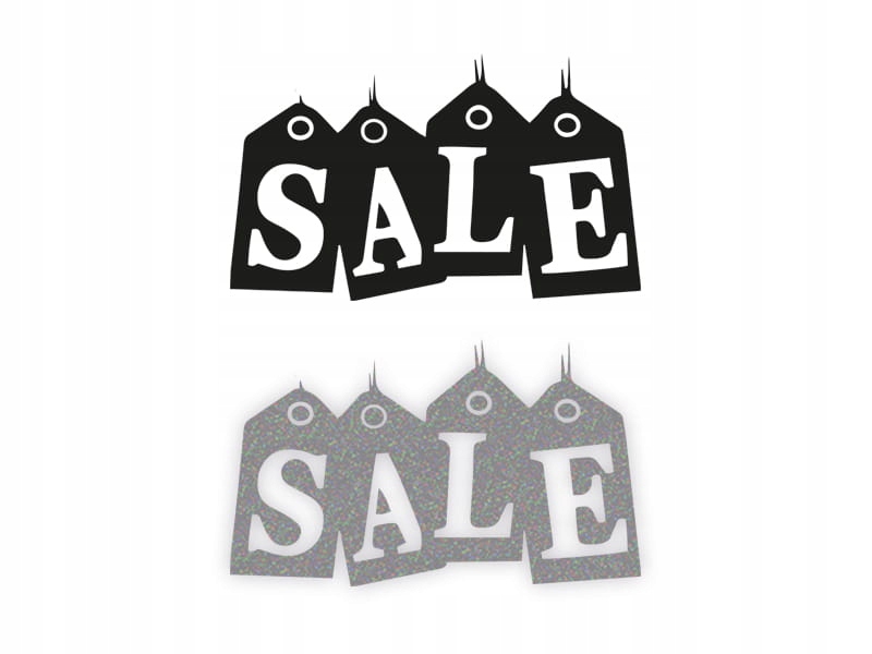 SALE W05 - Naklejka na samochód na auto ODBLASKOWA