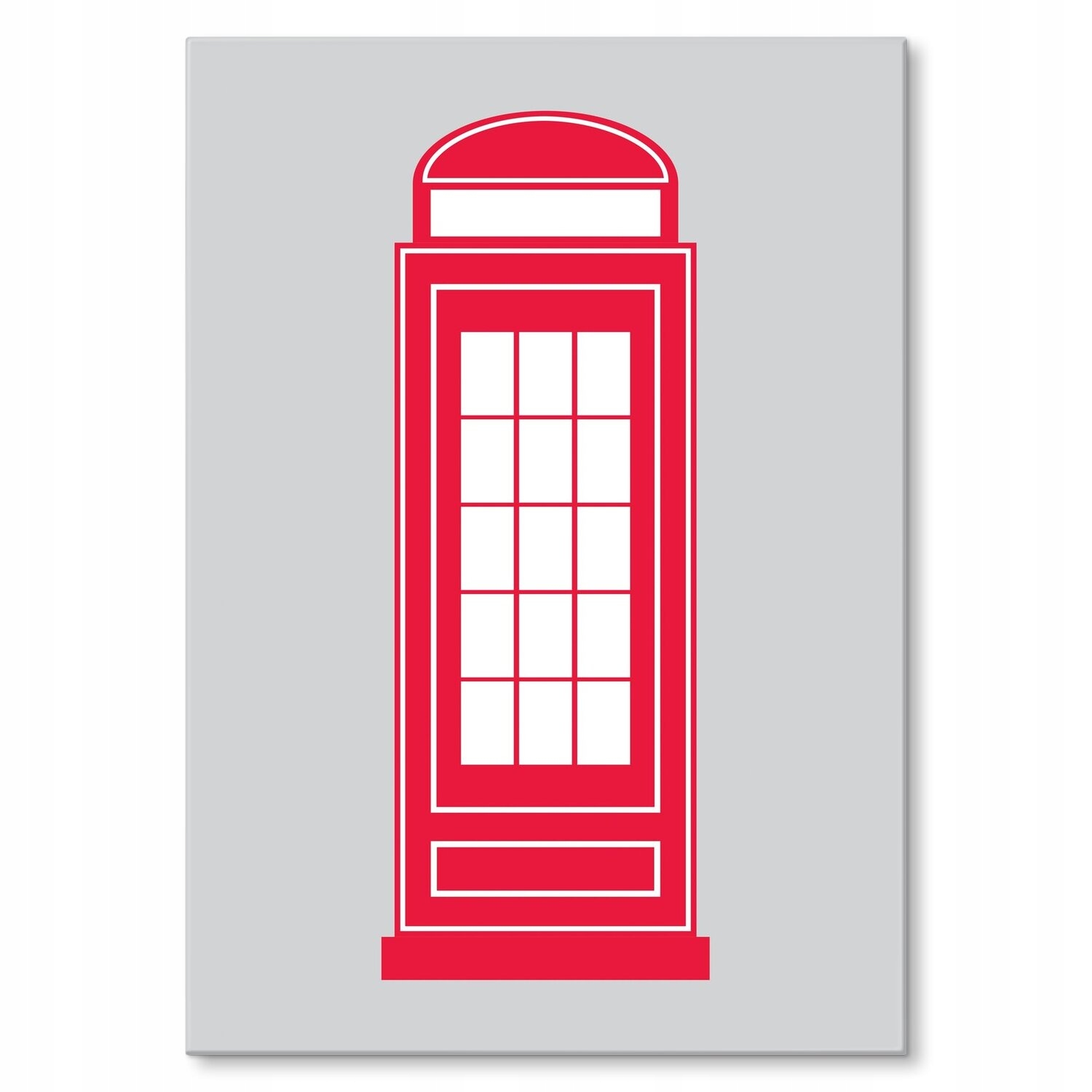 Kovový plakát Telefonní budka Šidítko Plech 30 x 42 cm Dárek