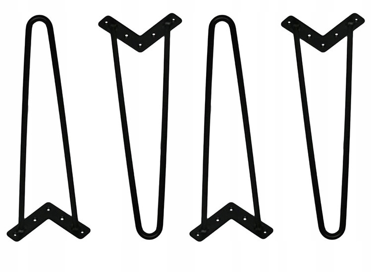 

4 x Metalowe nogi do stołu Hairpin legs 48 cm Tnj