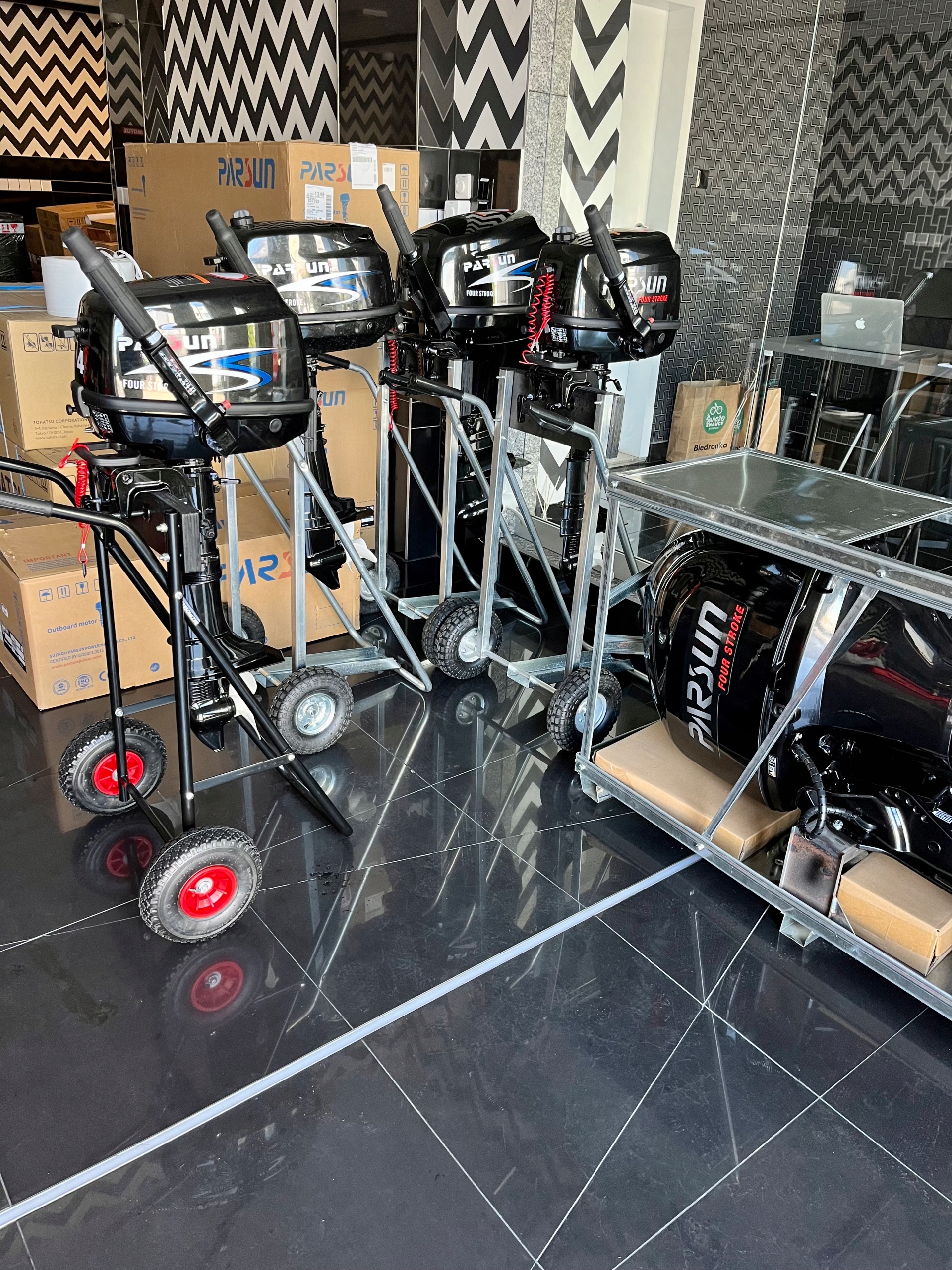 Silnik zaburtowy PARSUN F2.6BMS RUMPEL STOPA S Waga 18 kg