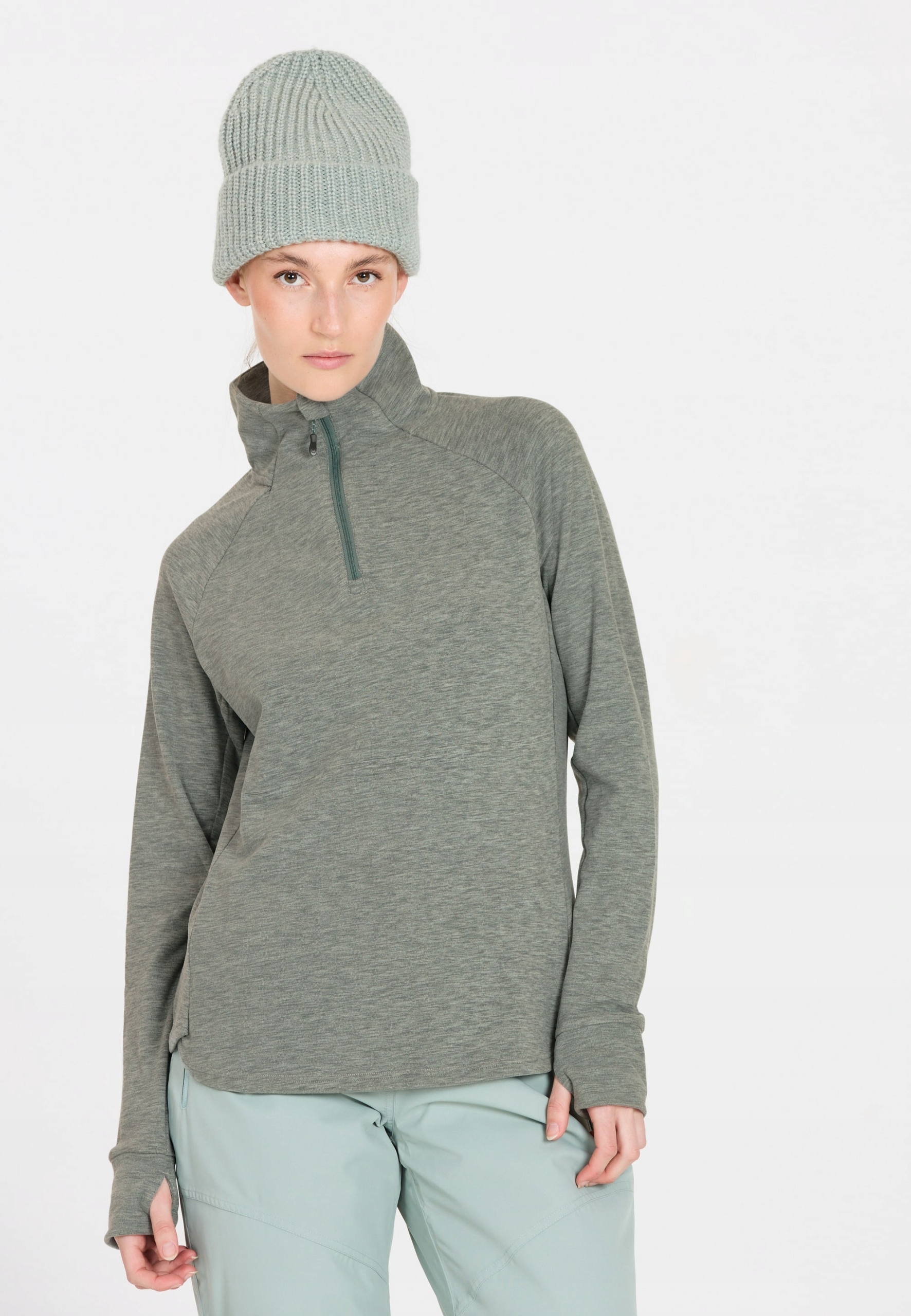 Mikina lyžařská mikina Whistler Kajsa Zelená 44