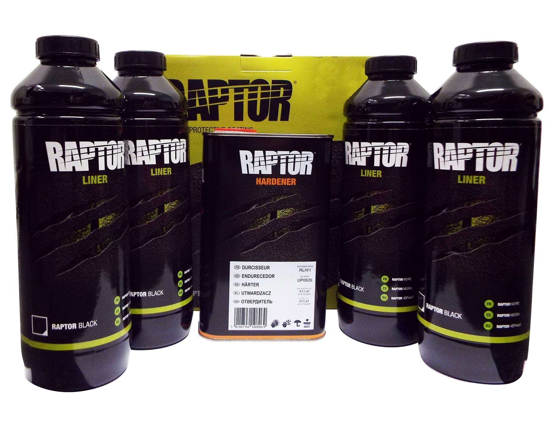 

Upol Raptor Liner Zestaw 4 Sztuk Czarny Uretan
