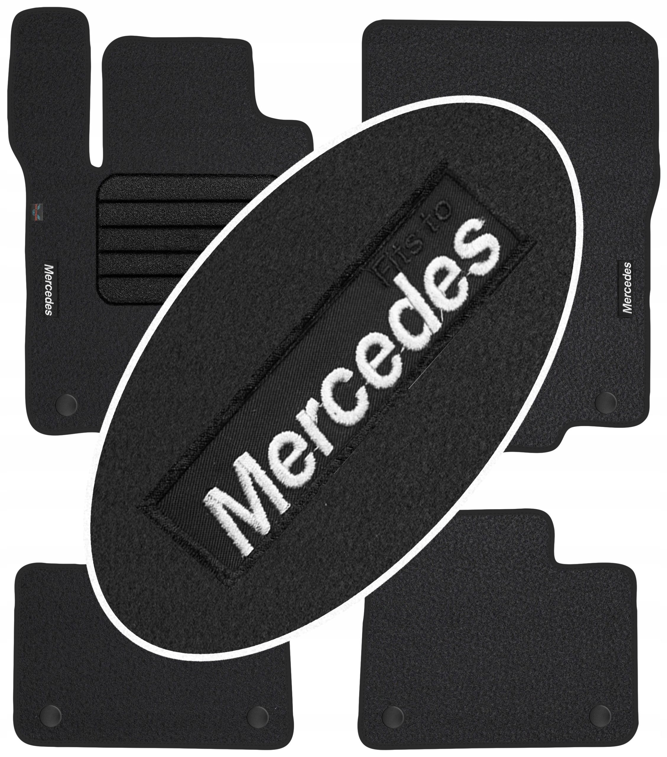 

Mercedes Gle W166 2015-2019 Welurowe z Wgrzewką