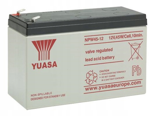 

Akumulator Yuasa NPW45-12 12V 45W 8,5AH Japan