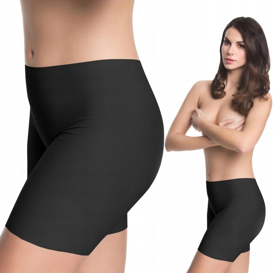 

Wygładzające Bermudy Comfort Julimex Czarne M