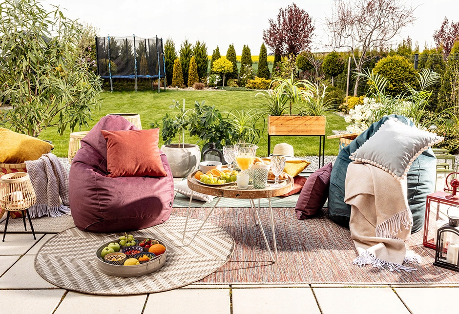 Dekoria Pufa kostka różowy Kolor korpusu róż