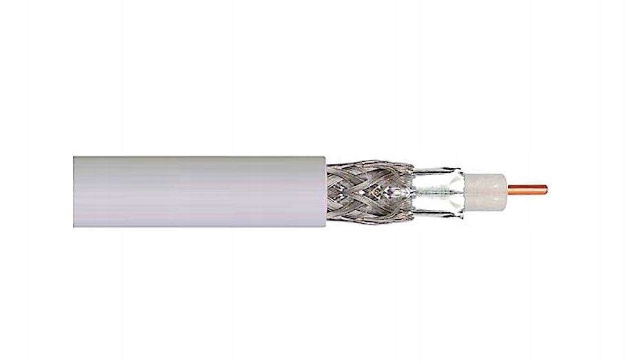 KABEL PRZEWÓD ANTENOWY KONCENTRYCZNY 6.8mm LTE HD 4K - 20m Długość kabla 20 m