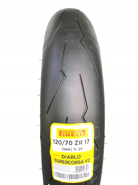120 / 70ZR17 Pirelli DIABLO SUPERCORSA V2 SP фронтальна