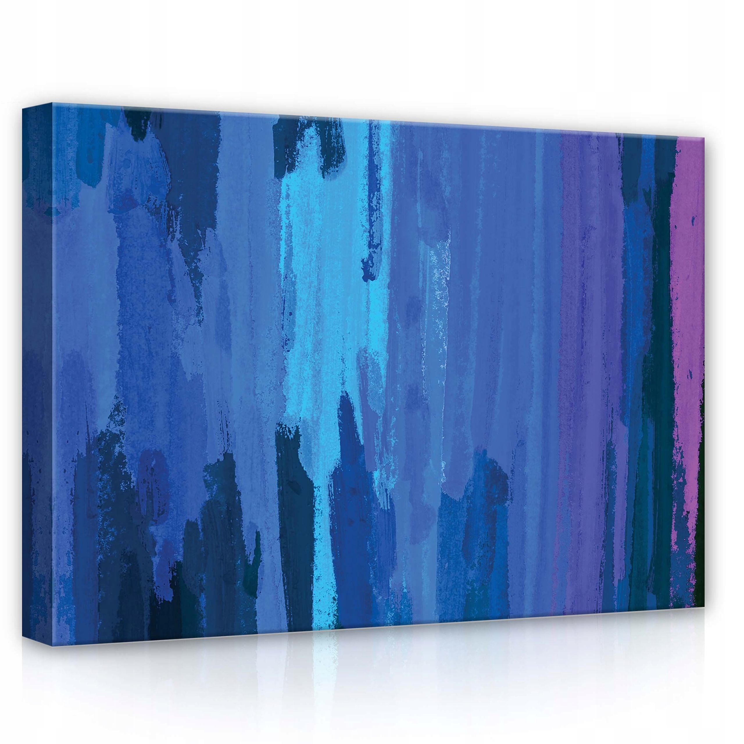 Obraz 70x50 Abstrakce modrá fialová textura hloubka barvy klid