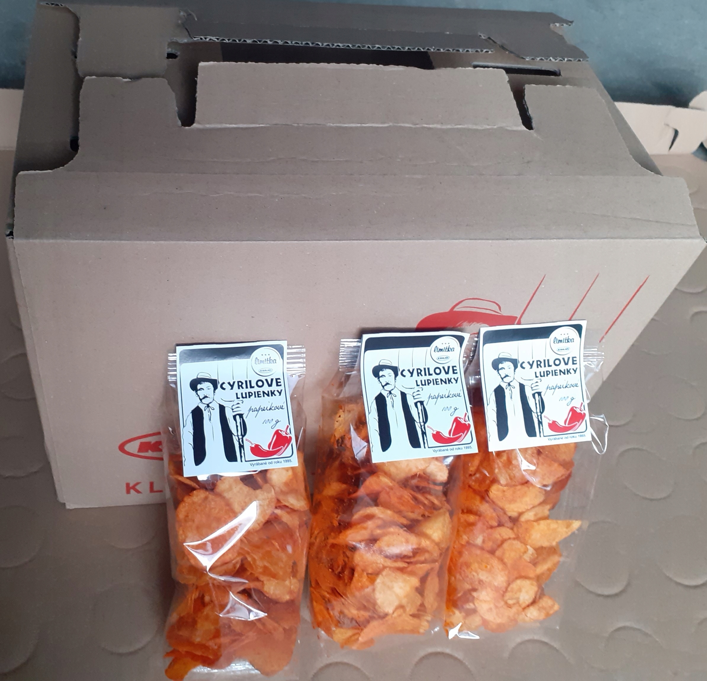 Cyrilovy Bramburky paprykowe czeskie chipsy 100 g