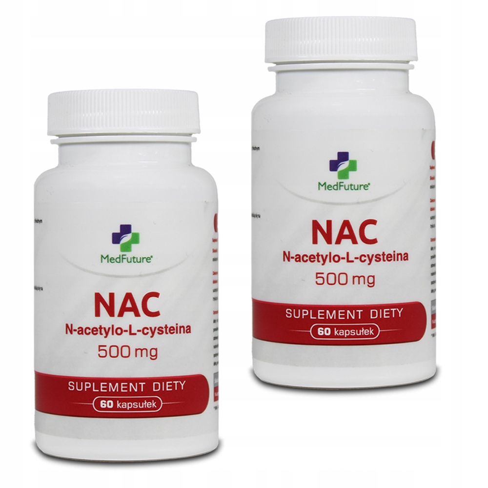 

Nac N-acetylocysteina L-cysteina 120 kapsułek