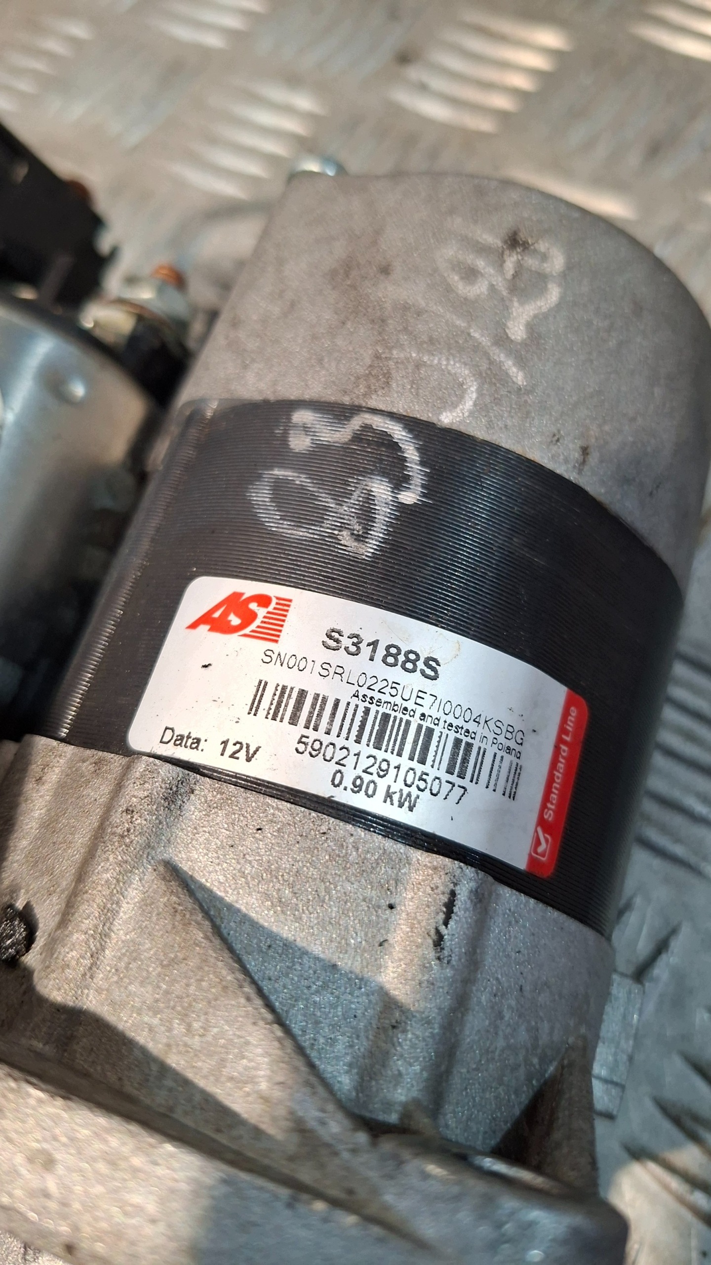 starter 9z. FIAT PANDA II 1.2