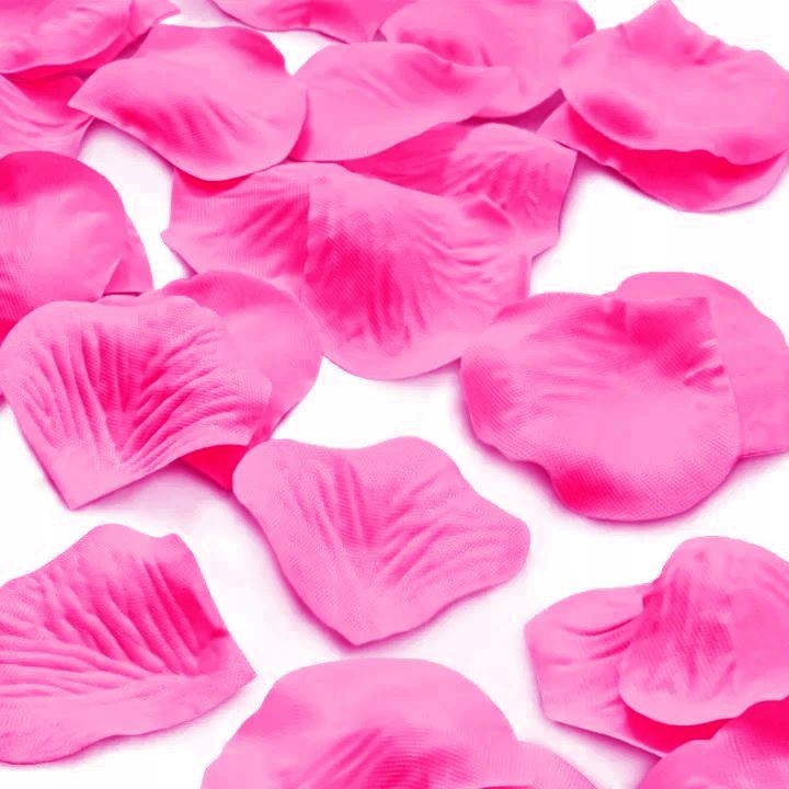 

płatki róż, konfetti kolor róż