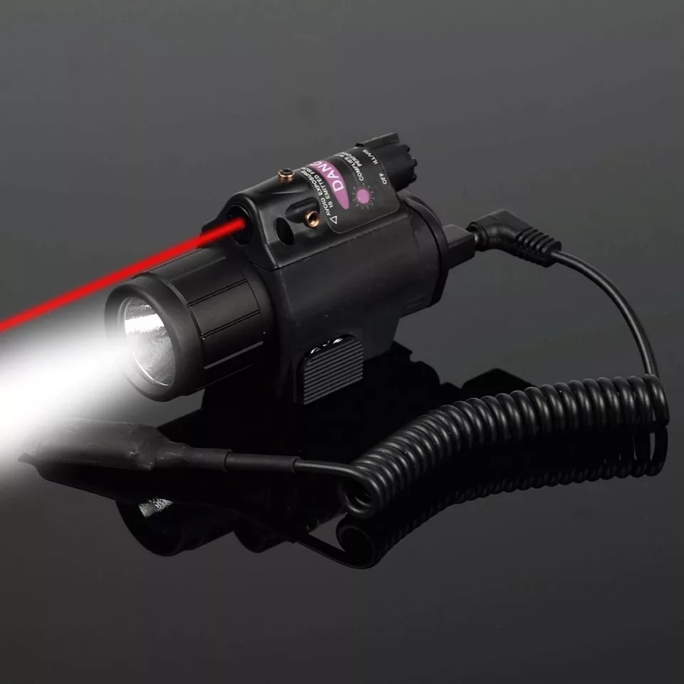 Laserový Zaměřovač, Červené Gelové Tlačítko, Svítilna