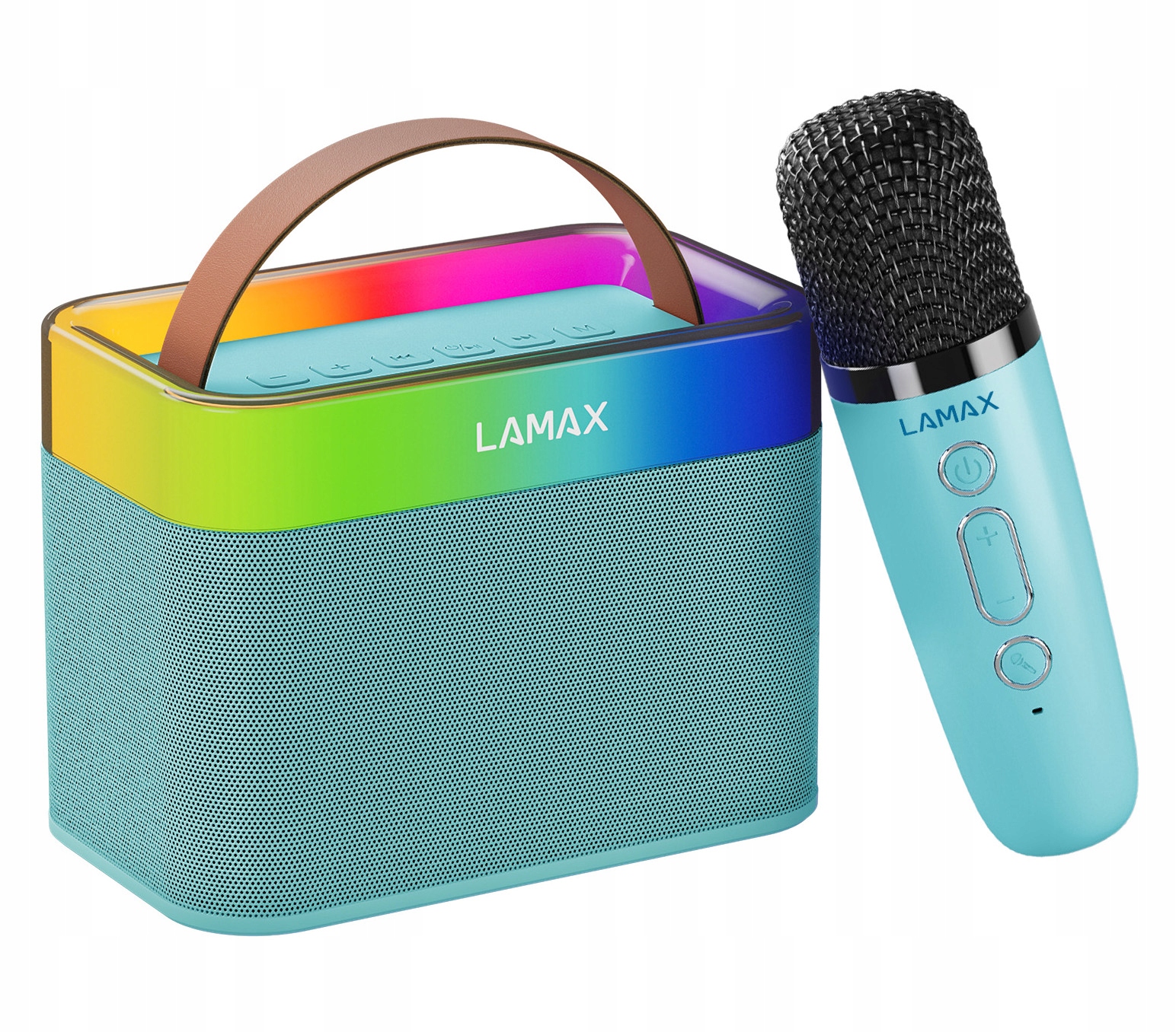 Přenosný reproduktor pro děti pro karaoke s Led mikrofonem a měničem hlasu