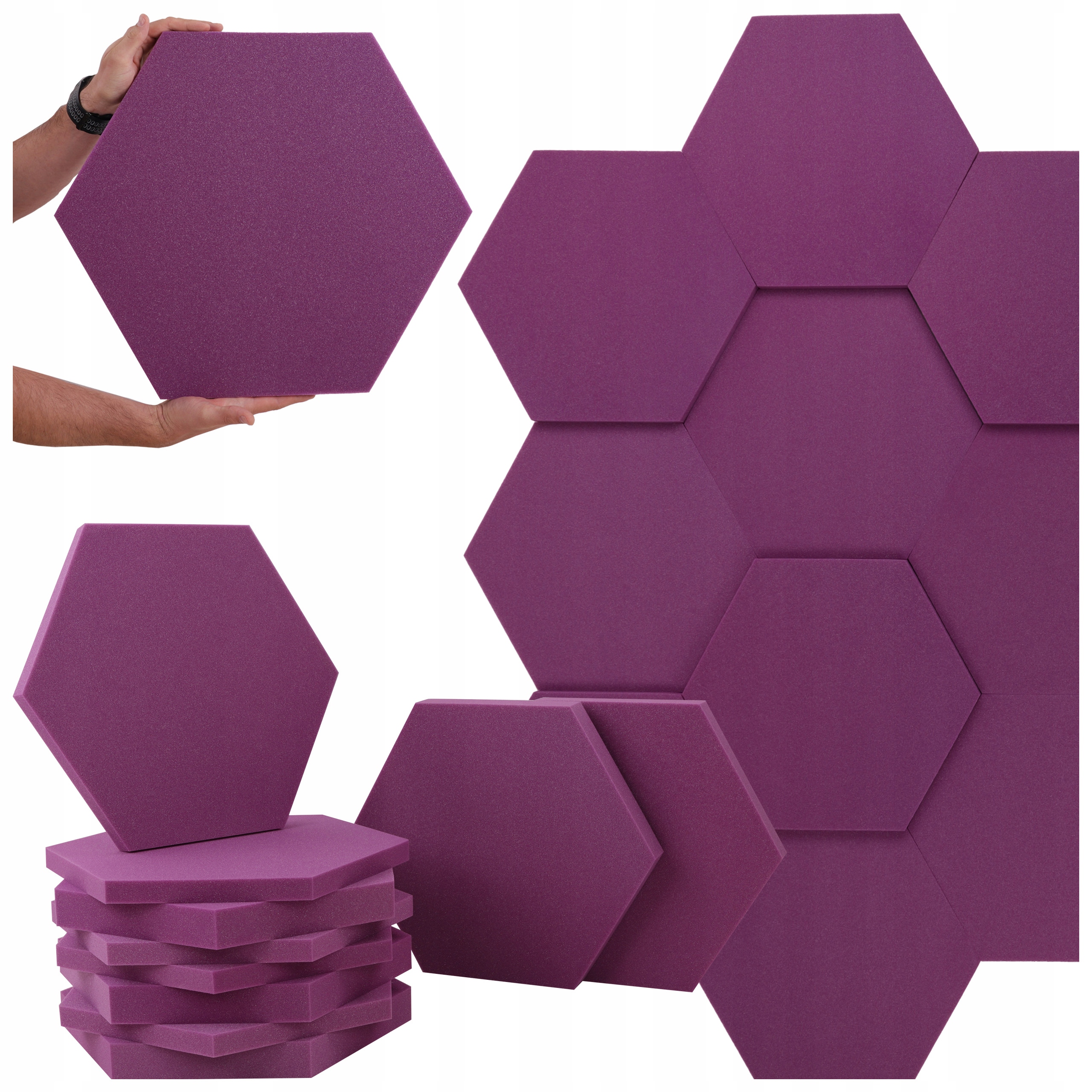 Penová akustická špongia Panel Na Stenu ideálna do štúdia dobrá kvalita Bitmat