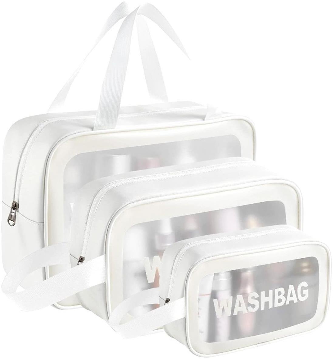 Organizer Podróżny Zestaw x3 do Walizki Torby Szafy Wodoodporny Kosmetyczki