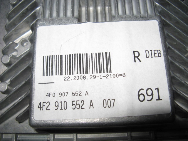 computer AUDI A6 C6 2.8 FSI 4F2910552A