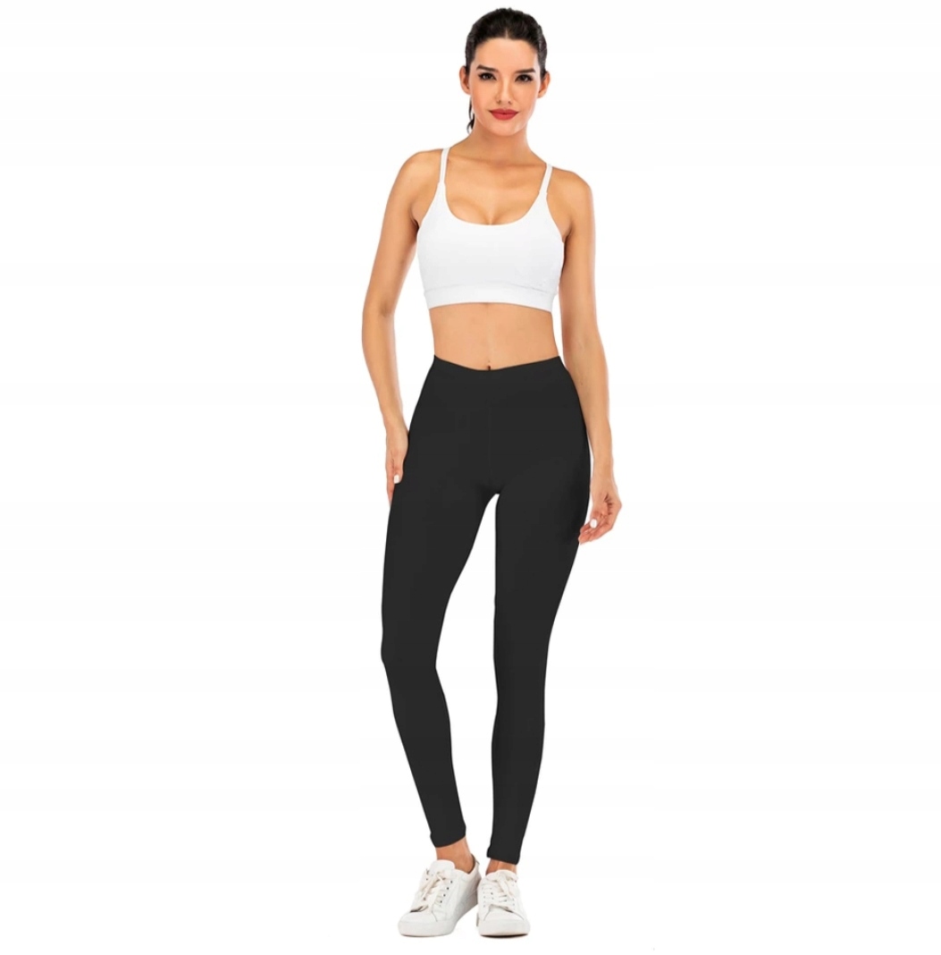 

Legginsy getry bambusowe czarne XL/2XL kryjące