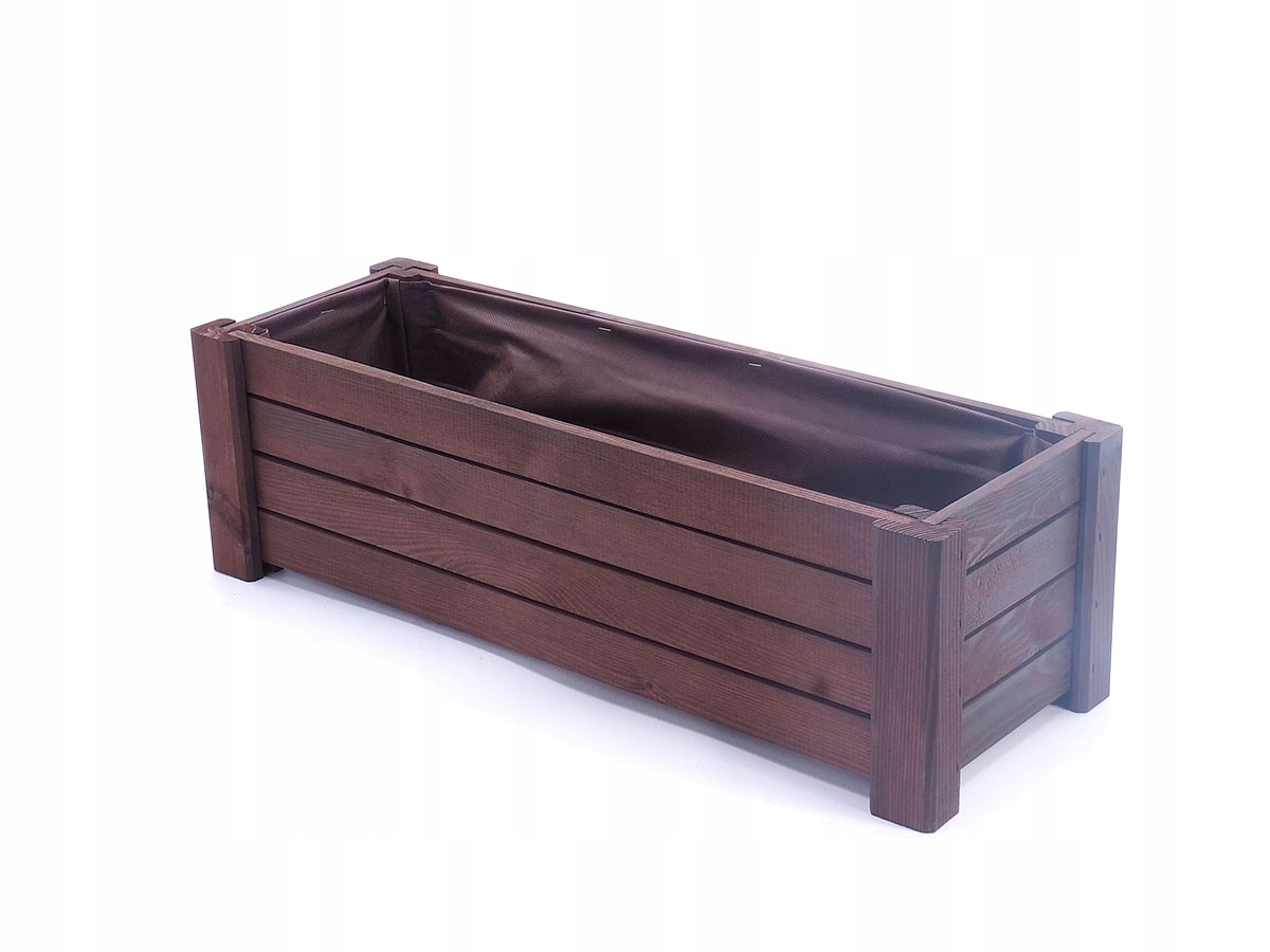 Osłona drewniana na donicę (Wenge/50cm)