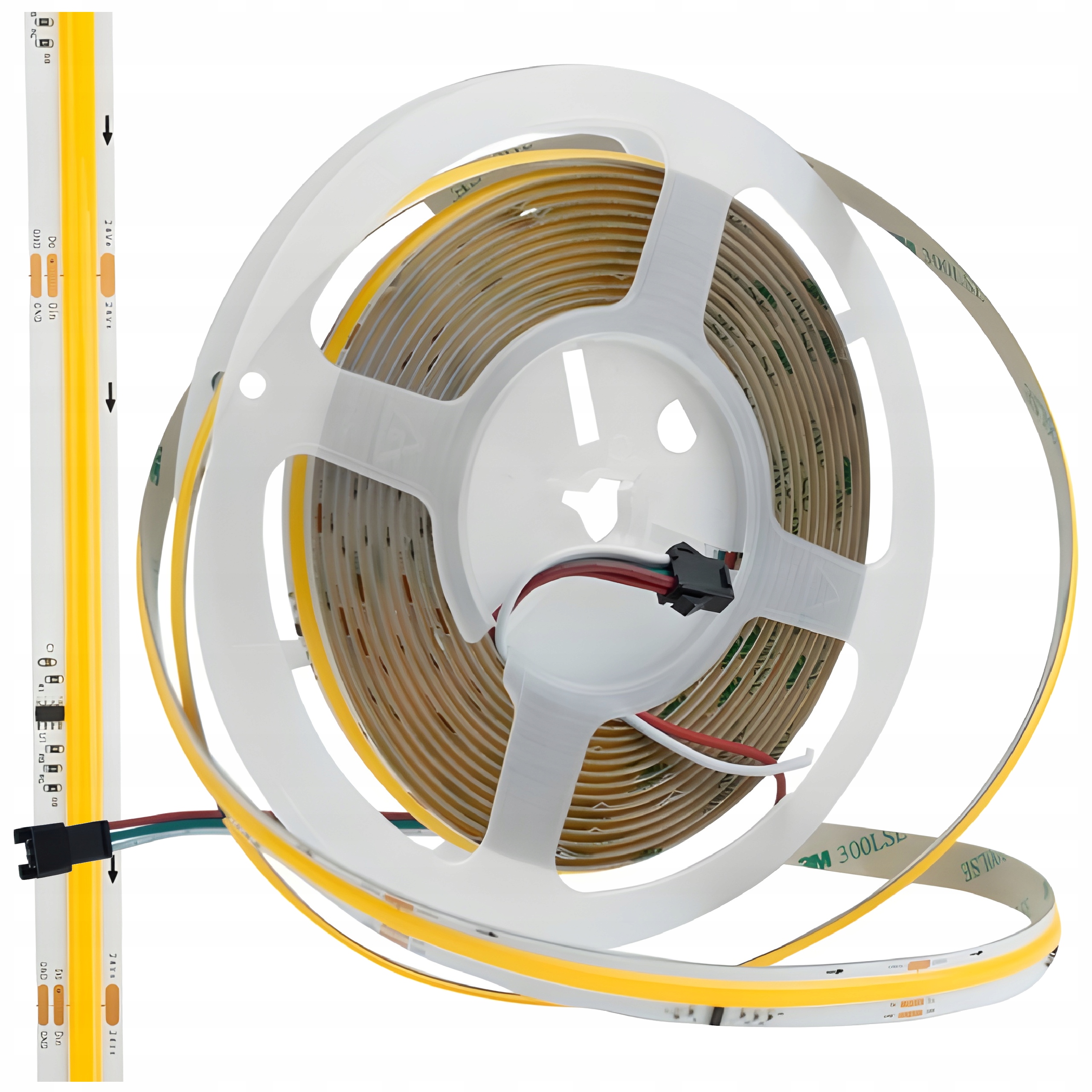 Led pásek Digitální Cob 24V 5 m 65W 4000K 1170lm Digitální efekt tekoucí vody
