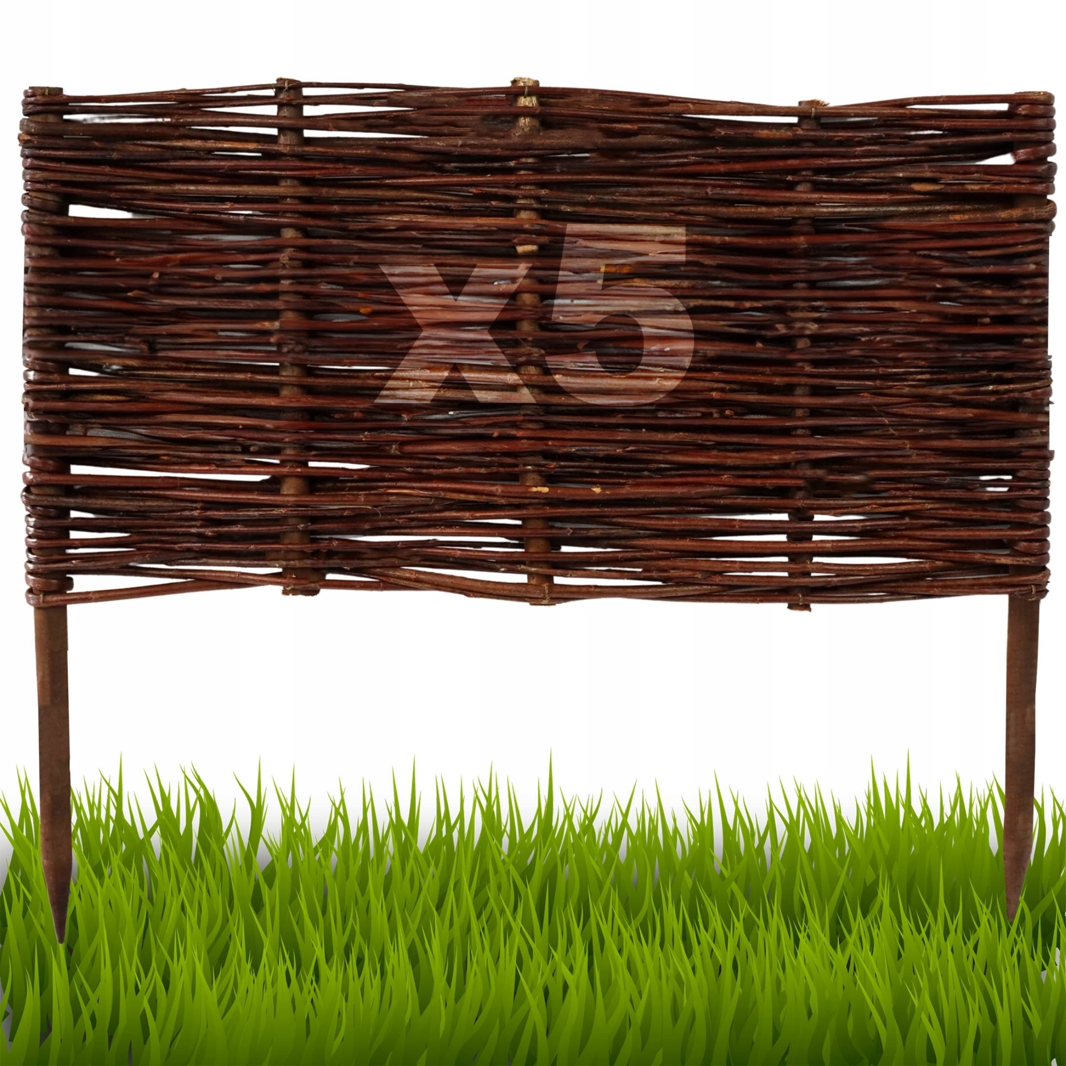 5 kusů Palisáda, plot trávníkový lem 40/60 cm Výrobce
