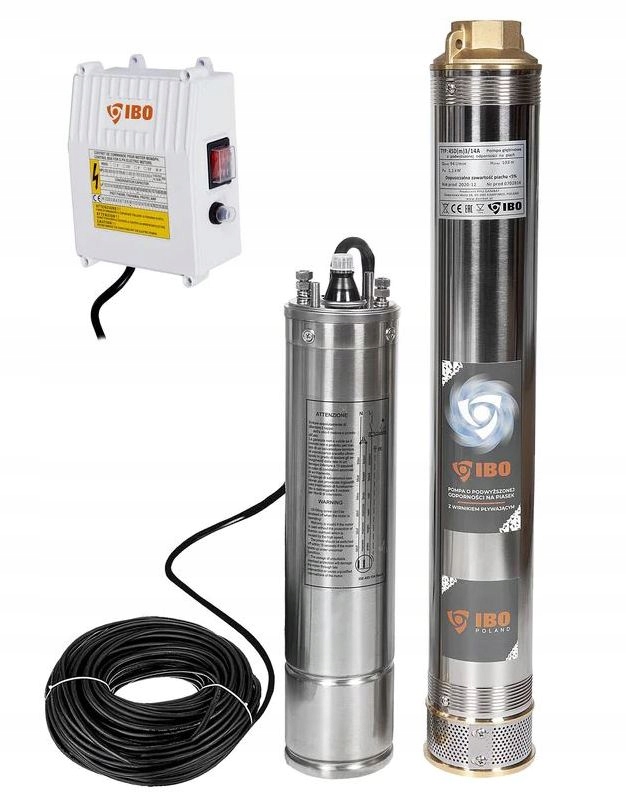 Pompa Głębinowa Ibo Sdm 3-14/1,1KW 4"230V Antypiaskowa Do Studni