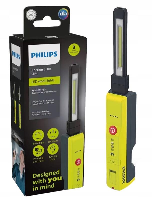 LAMPA WARSZTATOWA ROBOCZA LED XPERION6000 X60SLIM