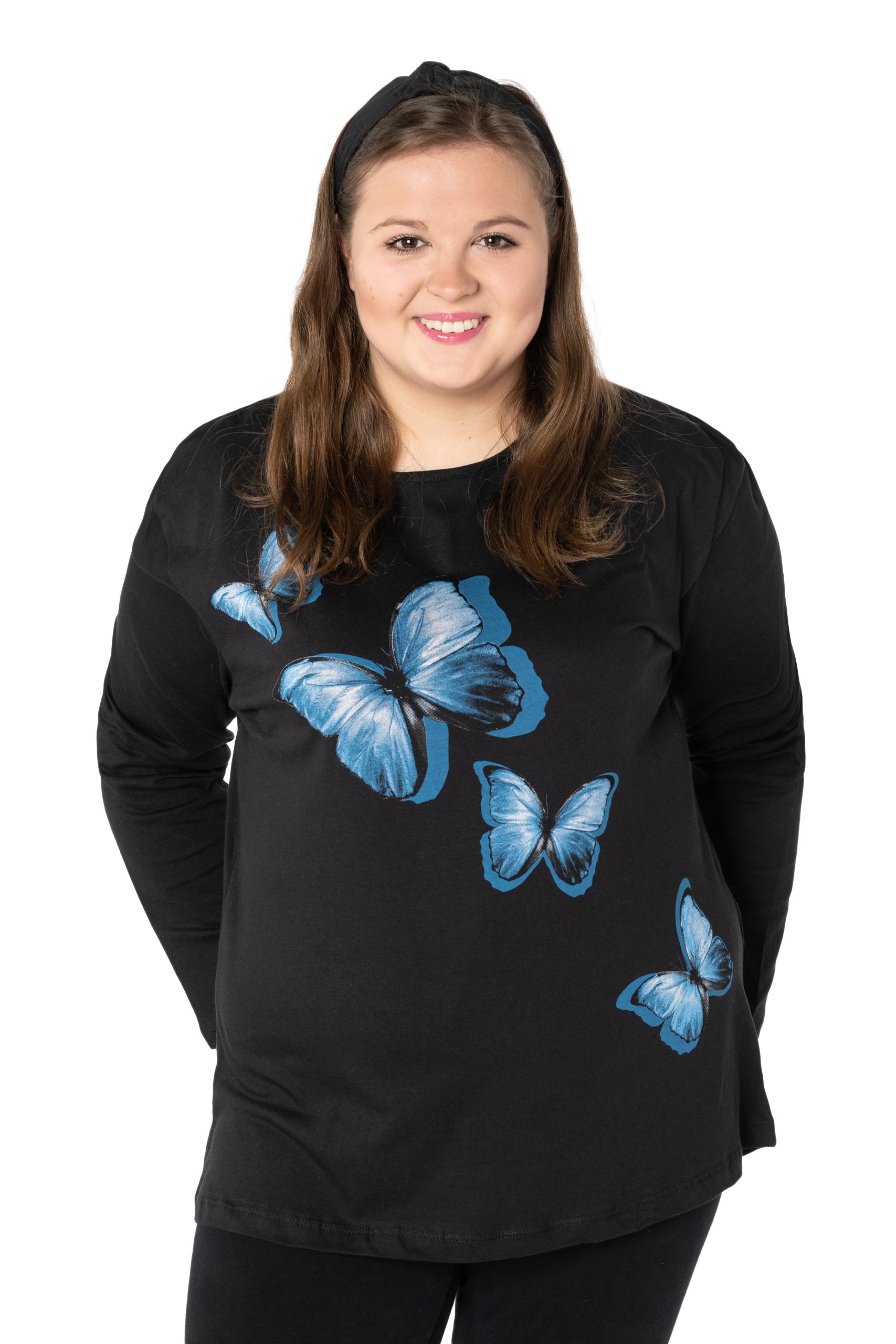 

Bluzka Damska Koszulka z Długim Rękawem 2014-2 4XL