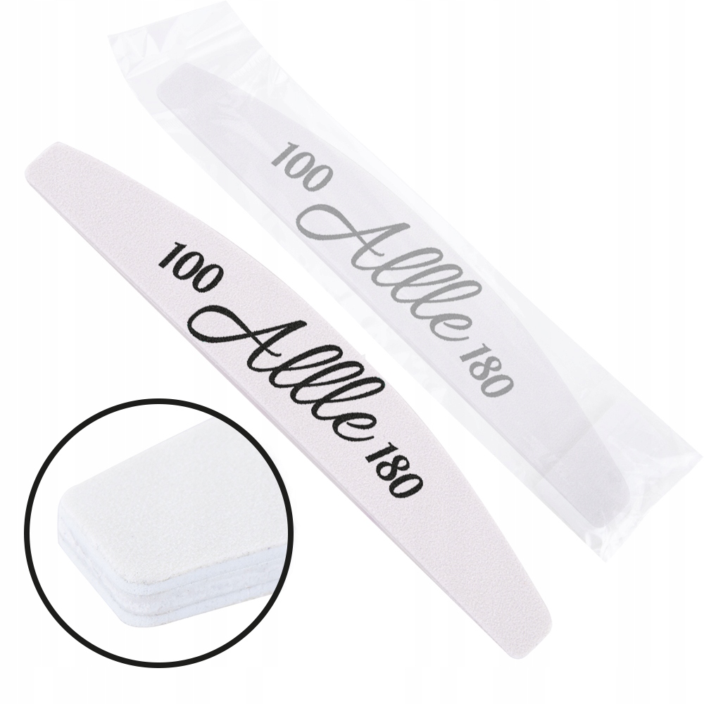 

Pilnik Do Paznokci Folia Allle Hq/b Łódka 100/180