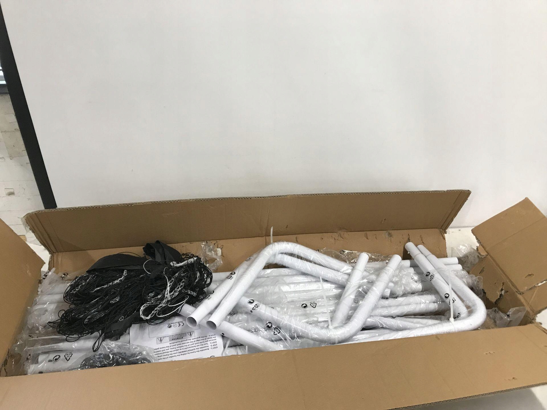 Bramka piłkarska stacjonarna 307 x 208 x 125 cm Marka inna