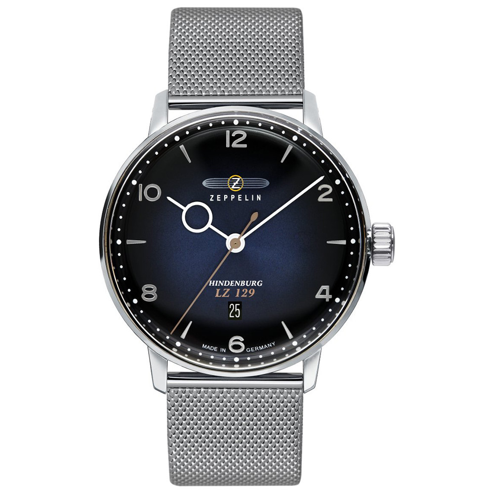 Pánské Hodinky Zeppelin 8046M-3 stříbrný náramek