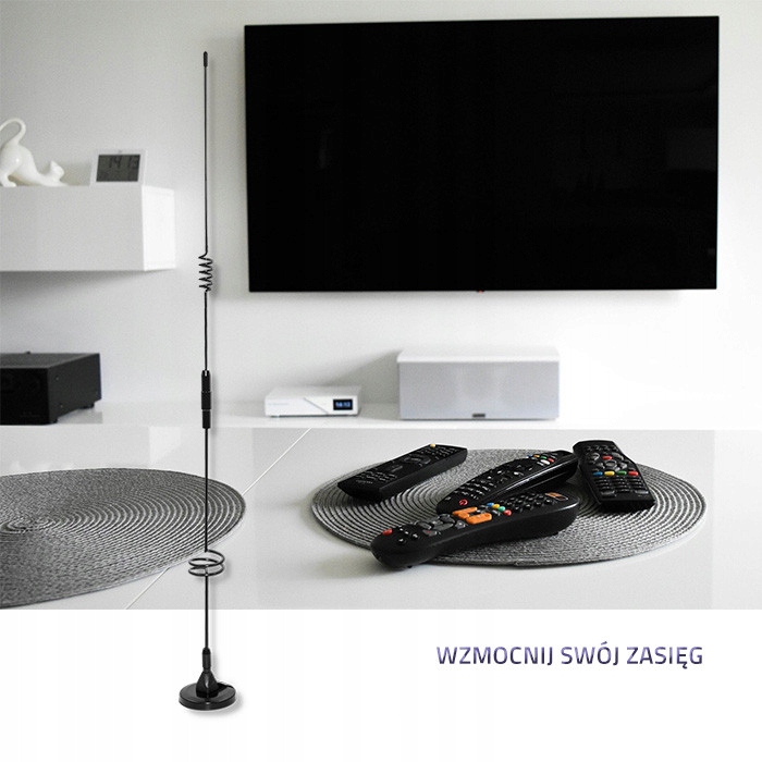 Qoltec Antena GSM 600-2700 MHz LTE Wewnętrzna Kod producenta 57035