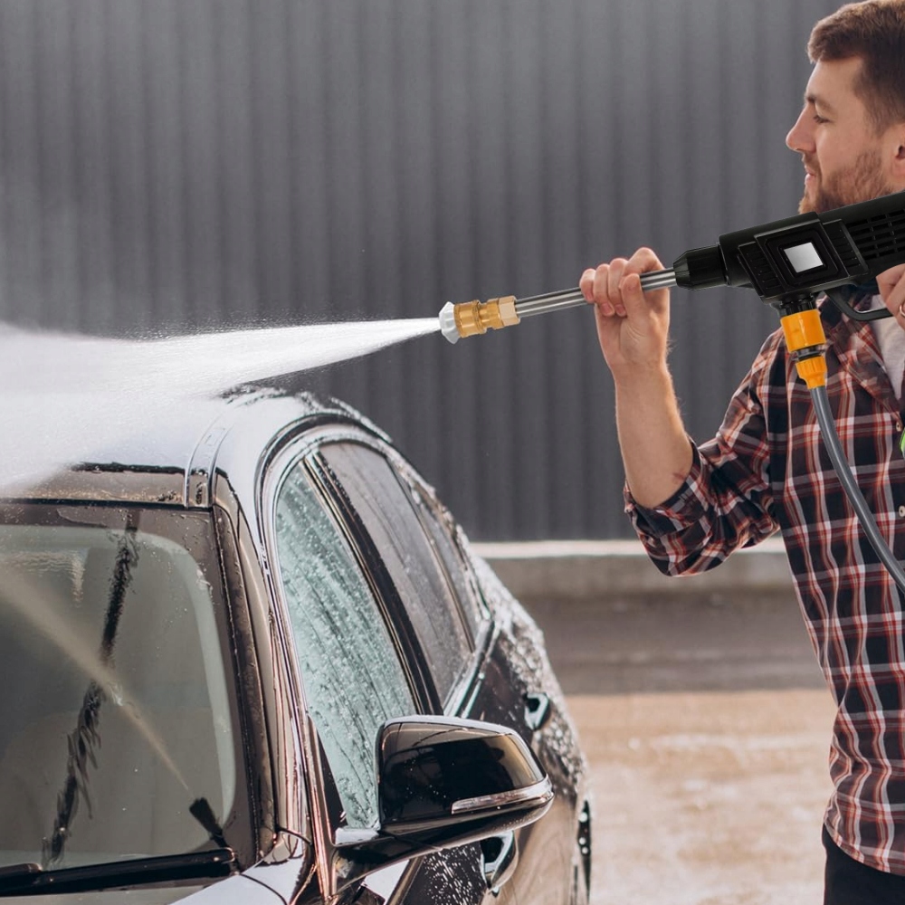 AKUMULATOROWA MYJKA CIŚNIENIOWA DO OGRODU, OKIEN I KOSTKI, ZESTAW POWER Ciśnienie robocze 38 bar