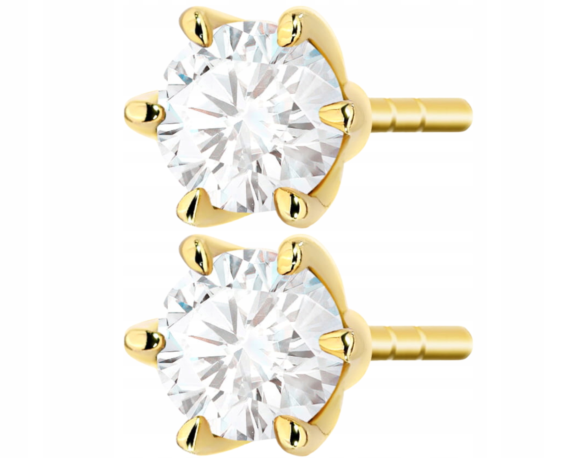 Zlaté Náušnice S Laboratorními Ryzost 585 Dárek Pízedek