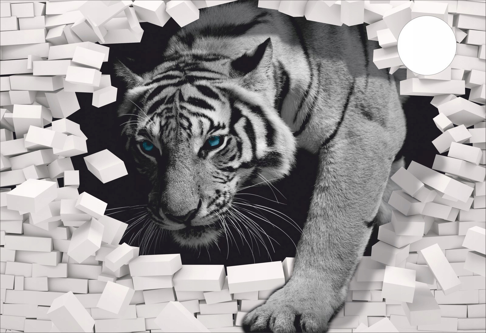 mata na biurko micke 73x50 cm TYGRYS CEGŁA