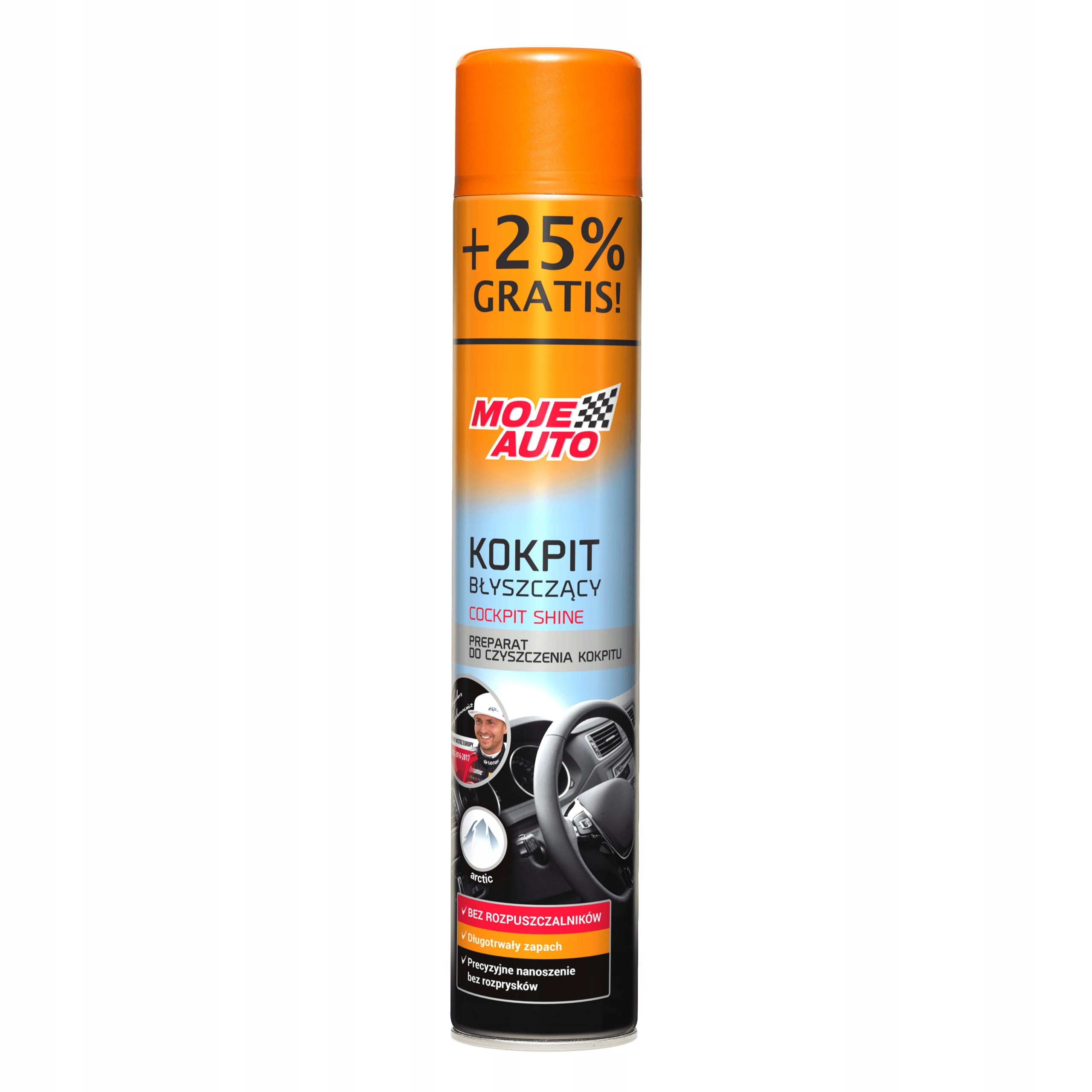 

Moje Auto Kokpit Błyszczący Arctic 750 ml