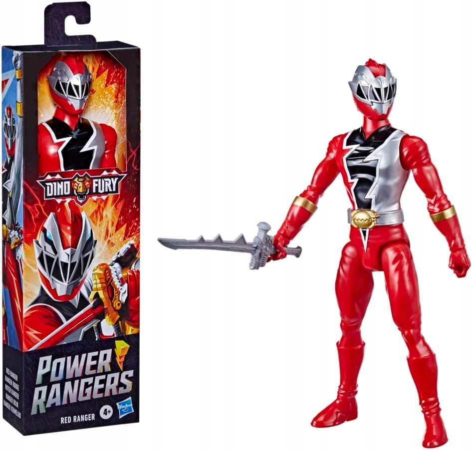 

Power Rangers Dino Fury Czerwony Red Ranger 30 cm