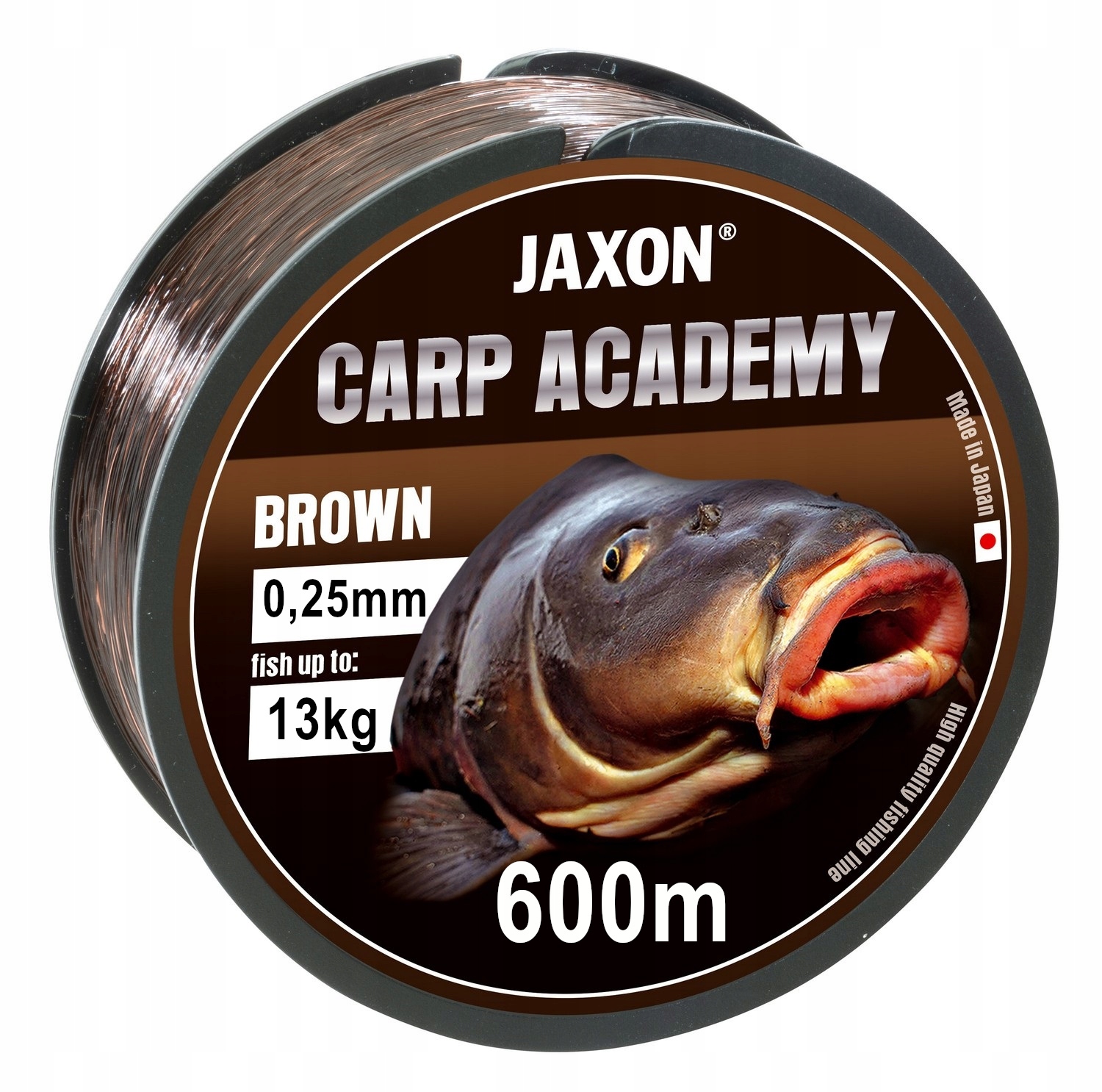 0,25mm 600m Żyłka Karpiowa Carp Academy Brown