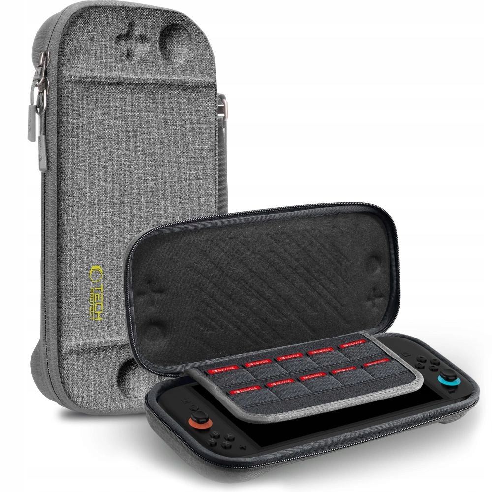 Etui do Nintendo Switch 2 Tech-Protect szare