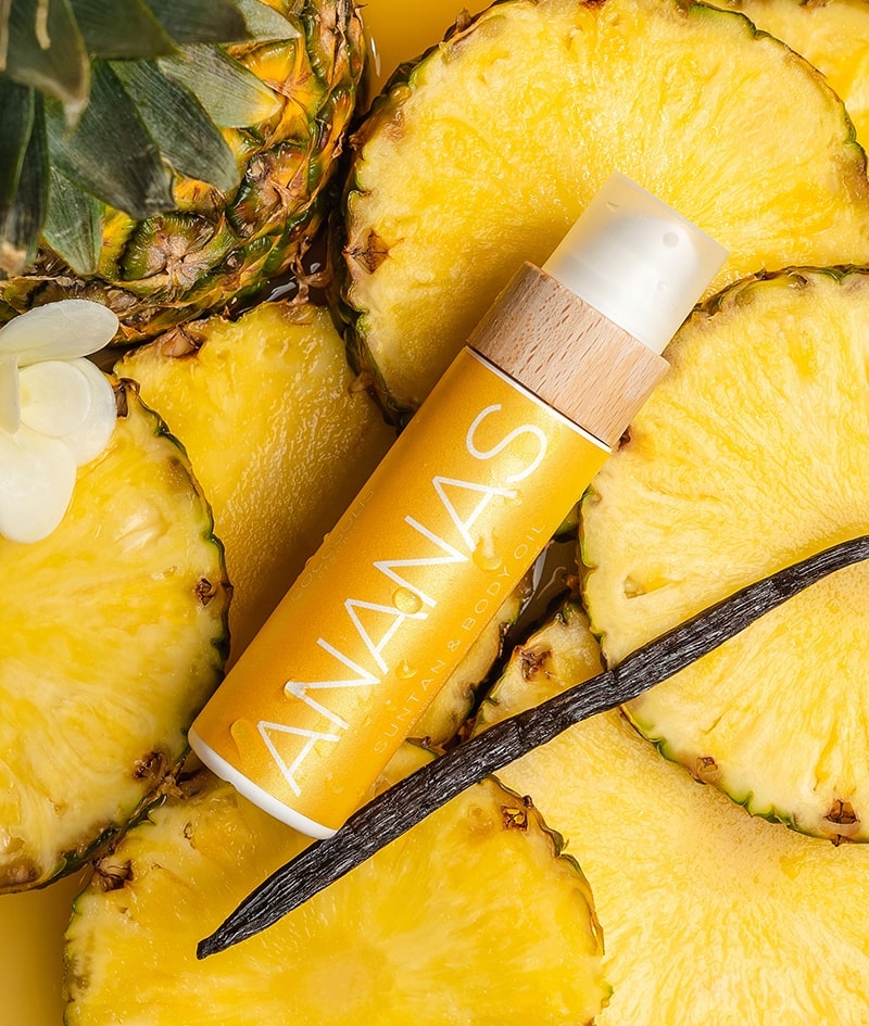 Ananas Pečující olej na opalování Cocosolis 110 ml Suntan & Body Oil