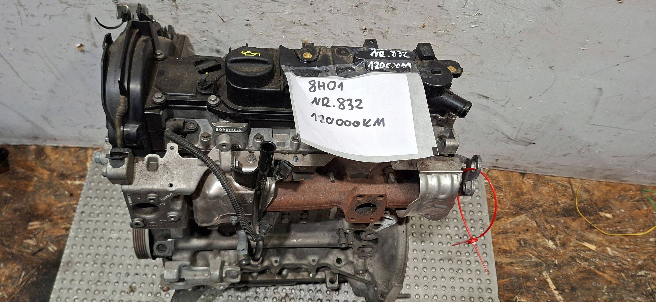 engine 8H01 8HR 8HP PEUGEOT 208 1.4 EHDI 2012