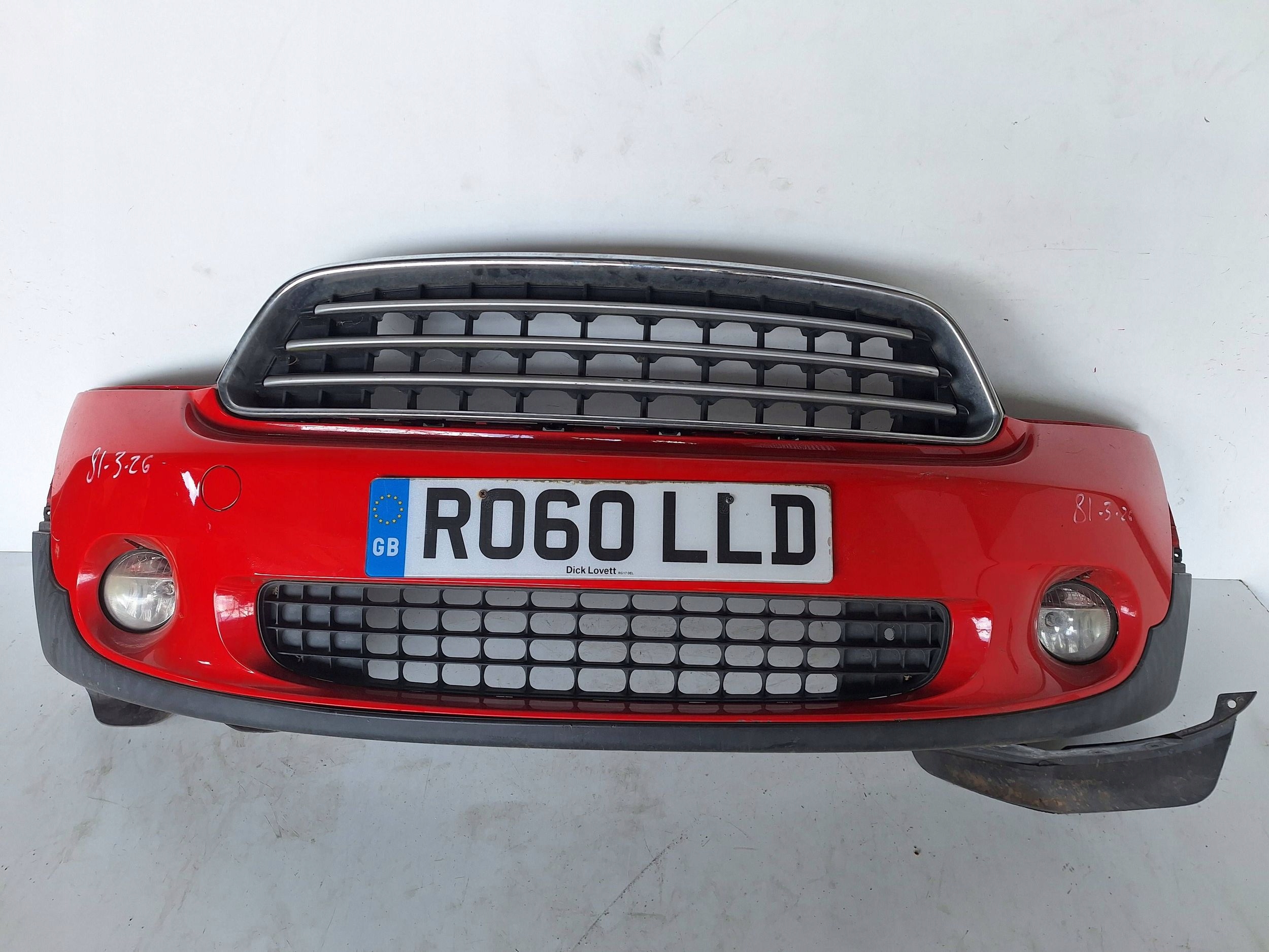 MINI COOPER COUTRYMAN R60 10-14 bumper + grille