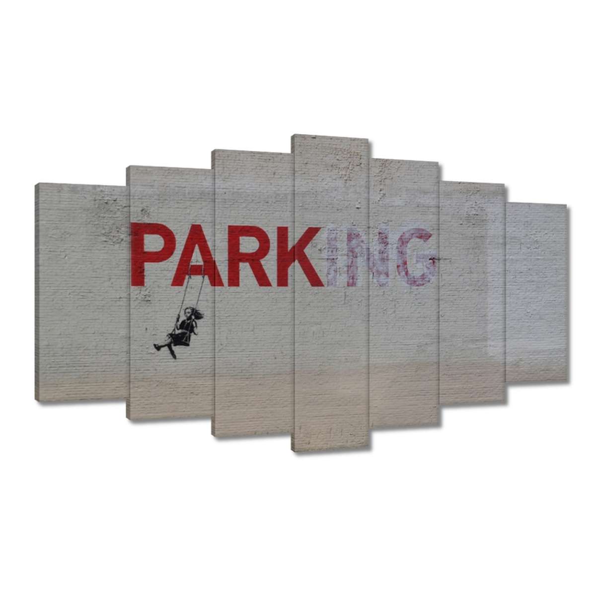 Obrazy 140x80 Banksy Parking