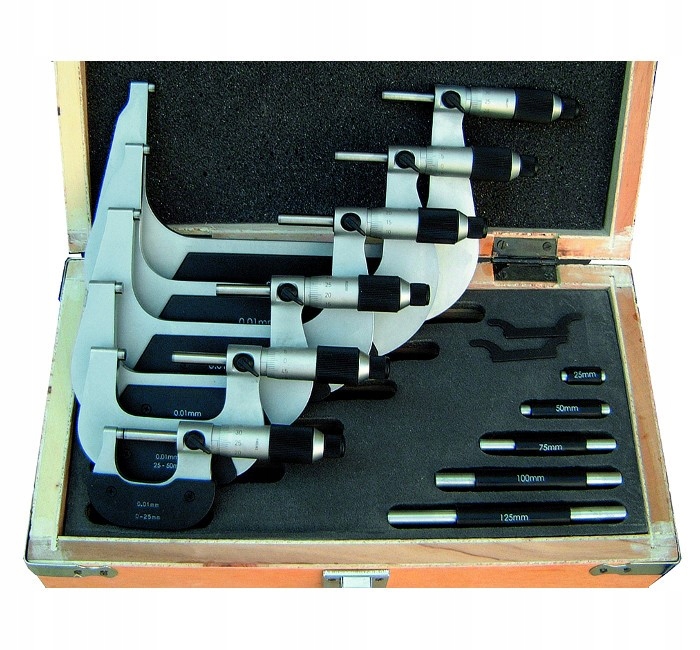 Набор внешних микрометров MMZb - a 0-150 мм