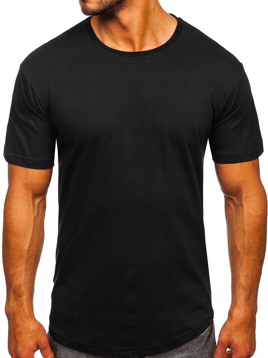 

T-shirt Męski Bez Nadruku Czarny 14290 Rozmiar_l
