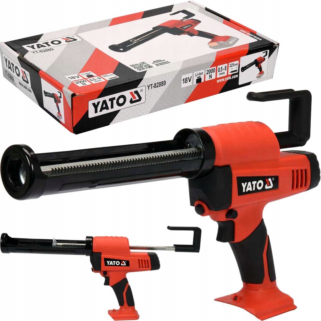 

Yato Pistolet kleju mas silikonu 18V bez baterii